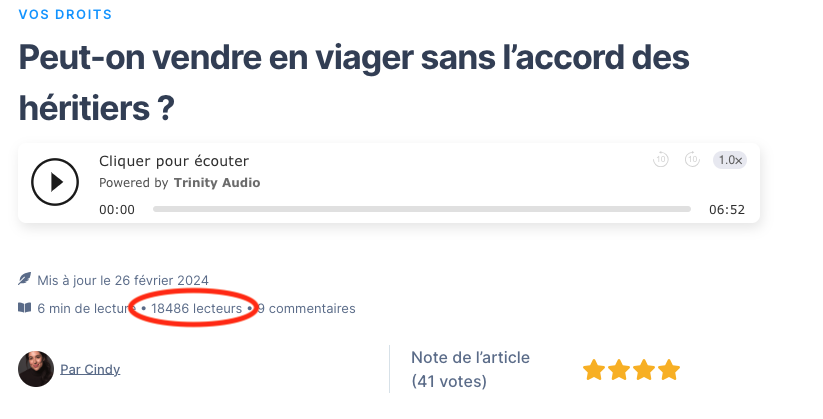 trafic organique avec blog optimisé article de blog bien optimisé